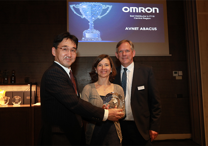 Foto AVNET Abacus gana el premio al “mejor distribuidor” de Omron 